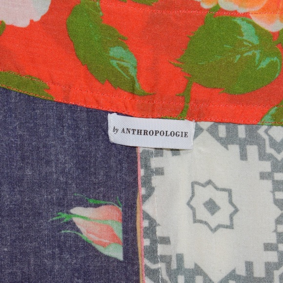 Anthropologie Dylan Floral Cocoon Kimono One Size - Picture 10 of 11